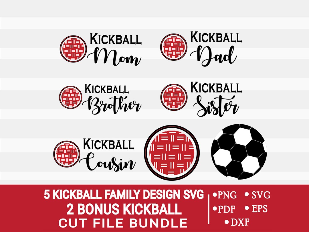 Kickball Svg Kickball Player Kickball Mama Shirt Kickball - Etsy