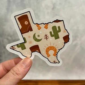 Texas Sticker Glossy | Texas State, Scrapbook, tumblers, etc