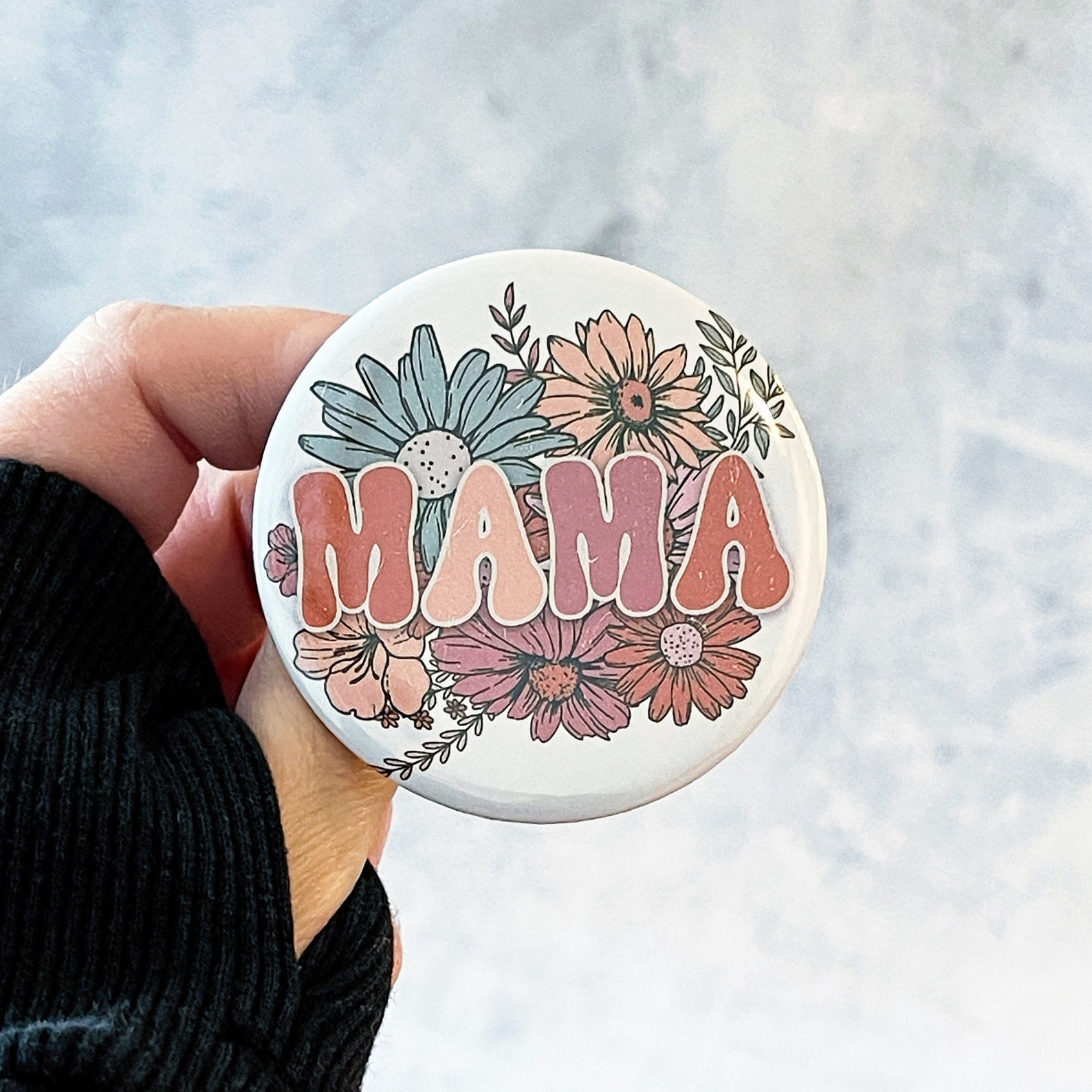 Mama Button Badge, Mama Round Button, Pinback Buttons, Gift for Mom - Etsy