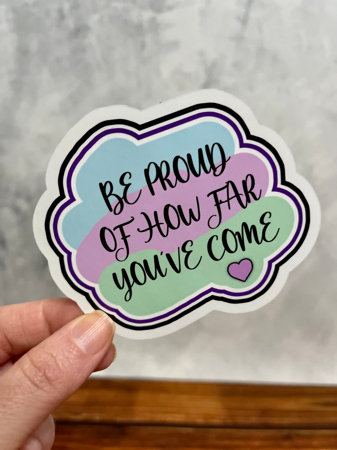 Motivational Quote Sticker: Waterproof Vinyl Decal - Etsy