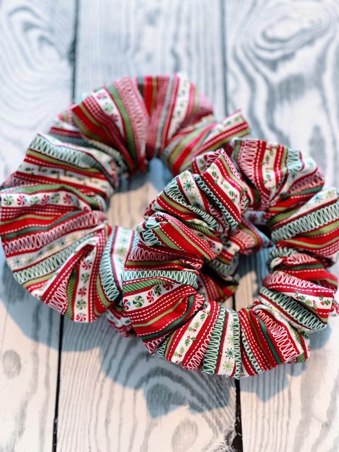 Christmas Scrunchie, Hair Accessory, Hair Accessories, Festive