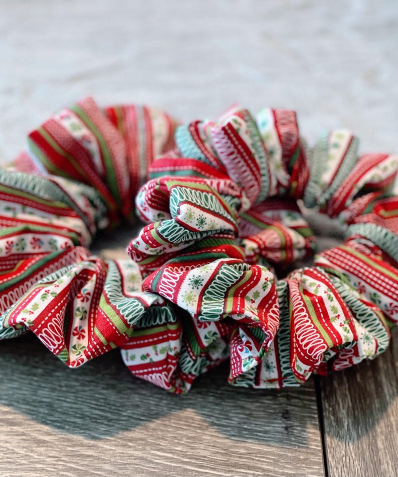 Christmas Scrunchie, Hair Accessory, Hair Accessories, Festive
