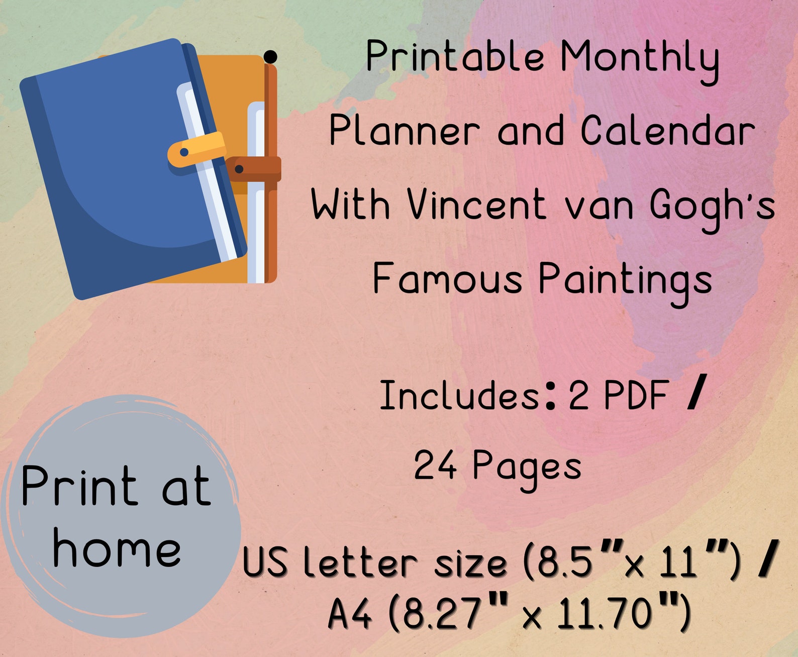 Printable Monthly Planner 2025