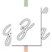 Printable Cursive Alphabet Lowercase Letters, Digital Alphabet Letters ...