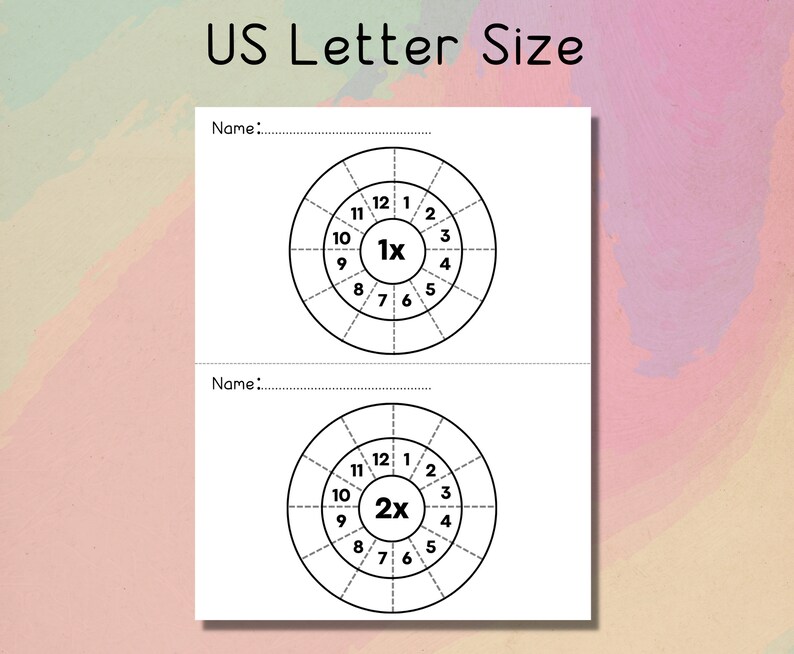 Printable Multiplication Worksheets 1 to 12, Skip Counting Practice Sheets, Math Drills, Basic ...