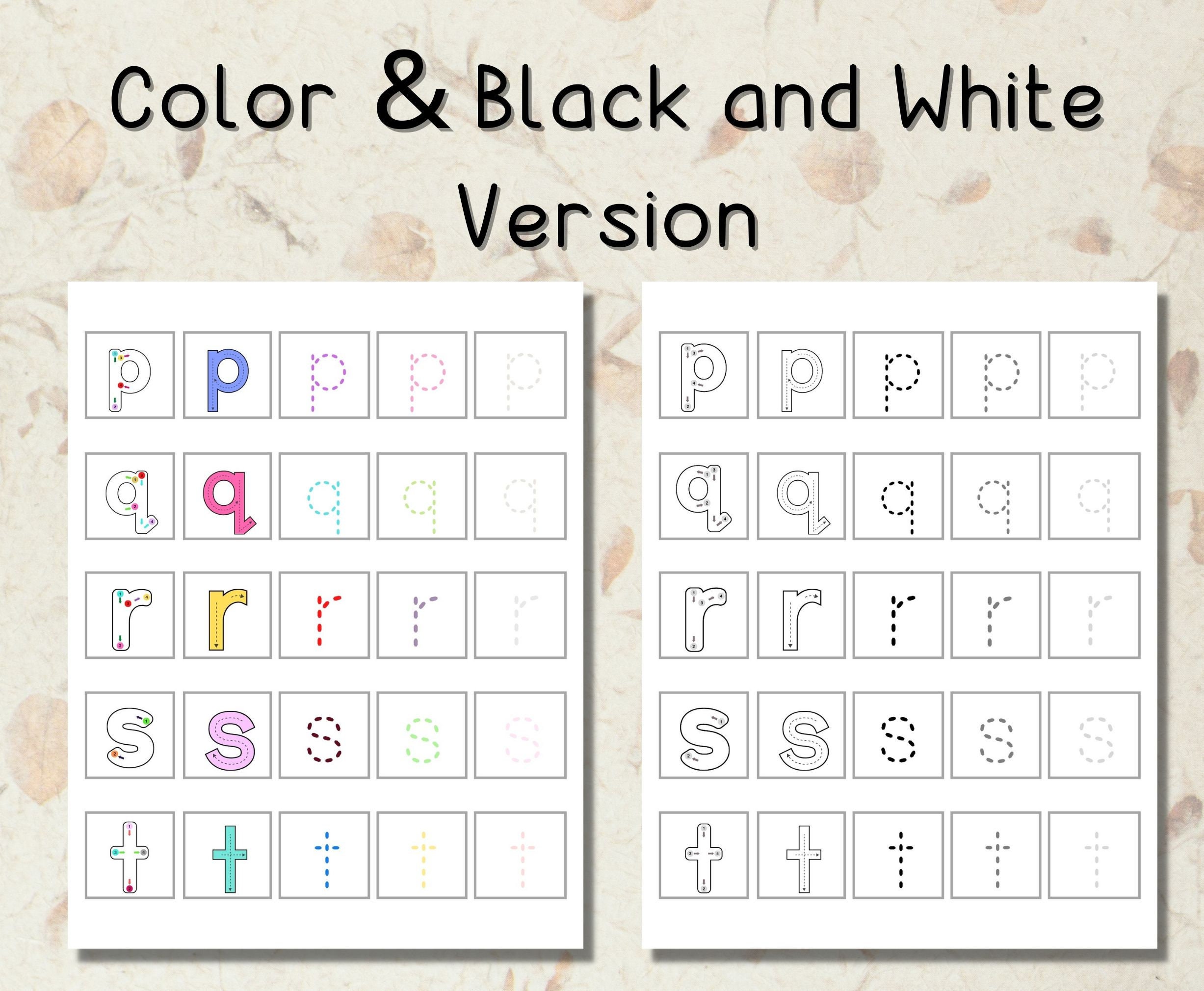 Printable Alphabet Letters Tracing Worksheets Alphabet Activities
