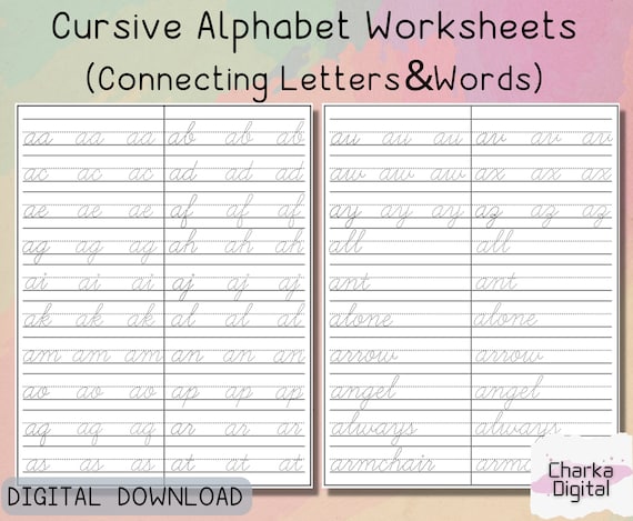 FREE Alphabet Stamp Handwriting Printables for Early Learners