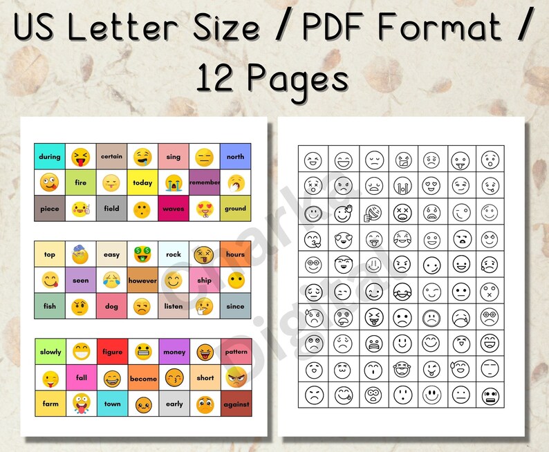 Printable Fry 4th 100 Sight Words Bingo Cards, 4th-5th Grade ...