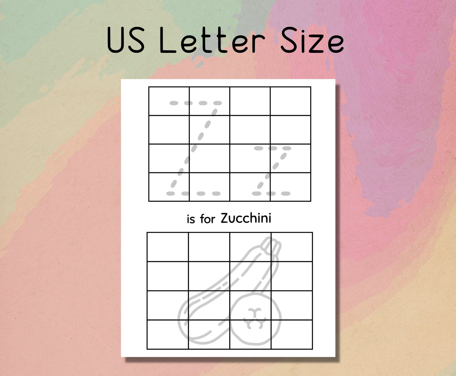 Printable Alphabet Trace and Color Worksheets, Beginning Sounds ...