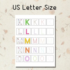 Printable Uppercase and Lowercase Tracing Worksheets, Handwritting ...