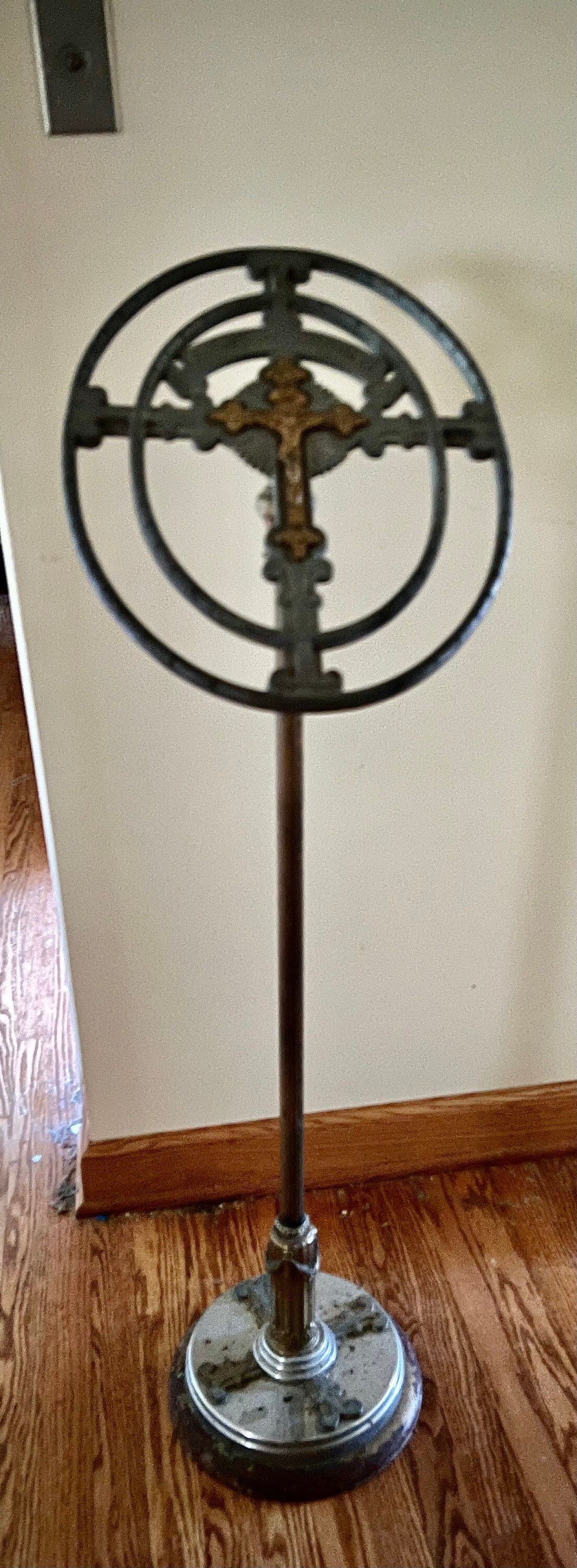 Gothic Antique Metal Prayer Card Holder Stand Funeral Home Etsy