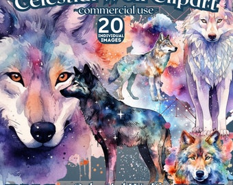 Clipart lupo celeste, pacchetto png lupo, clipart animale spirituale, png lupo celeste, png spirito animale lupo, clipart spirito lupo