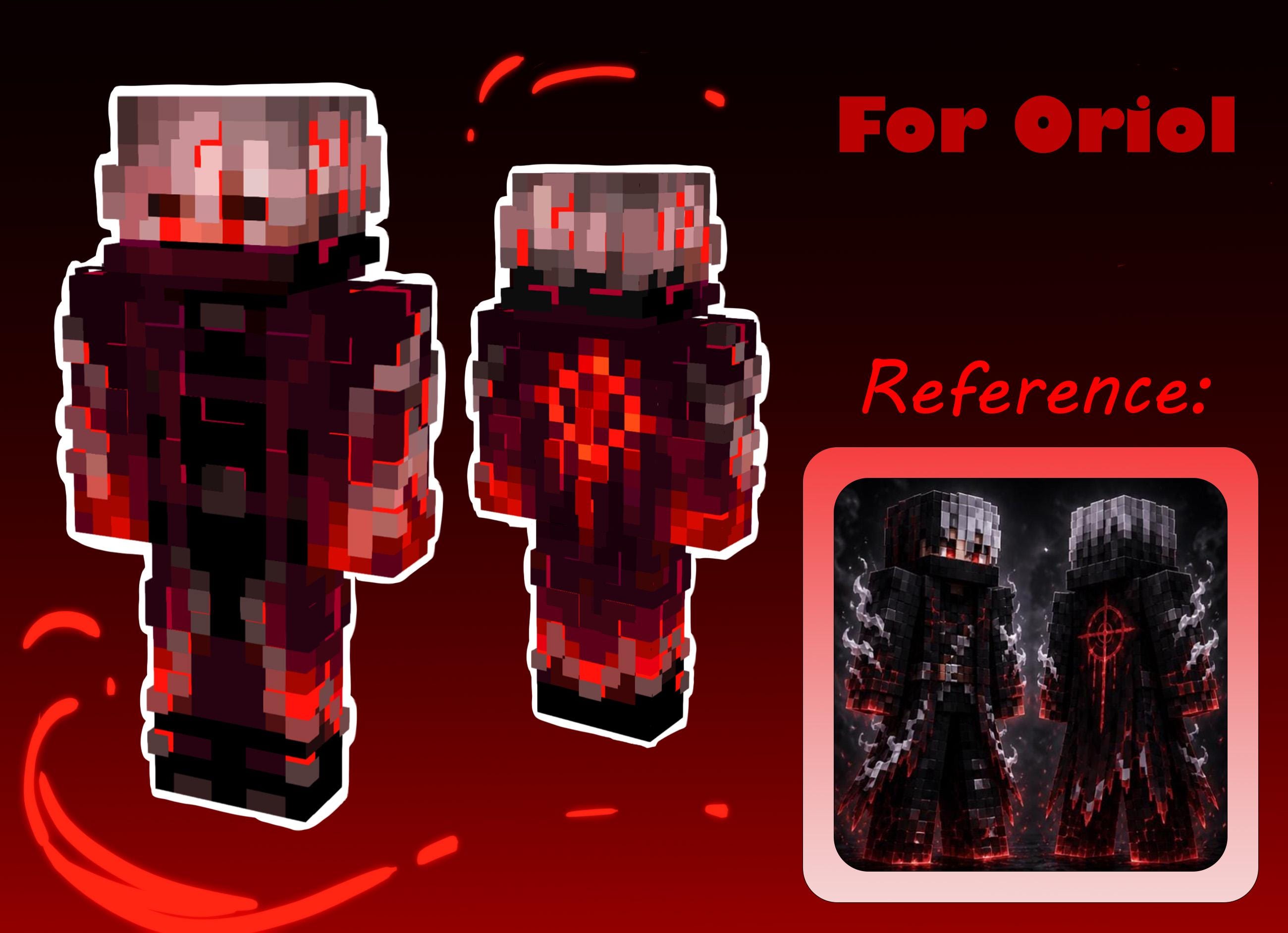 Custom Minecraft Skin With the Glow Layering Effect - Etsy