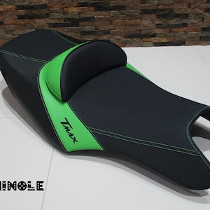 Seat cover saddle cover yamaha tmax t-max 500 530 2008 2016 black green arrow no slip covering saddle lining sport green
