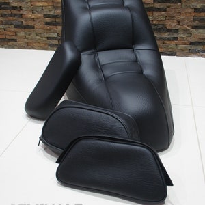 scooter seat cover lining Honda Cn250 Spazio Helix black storage backrest cover saddle black backrest Honda CN 250 helix