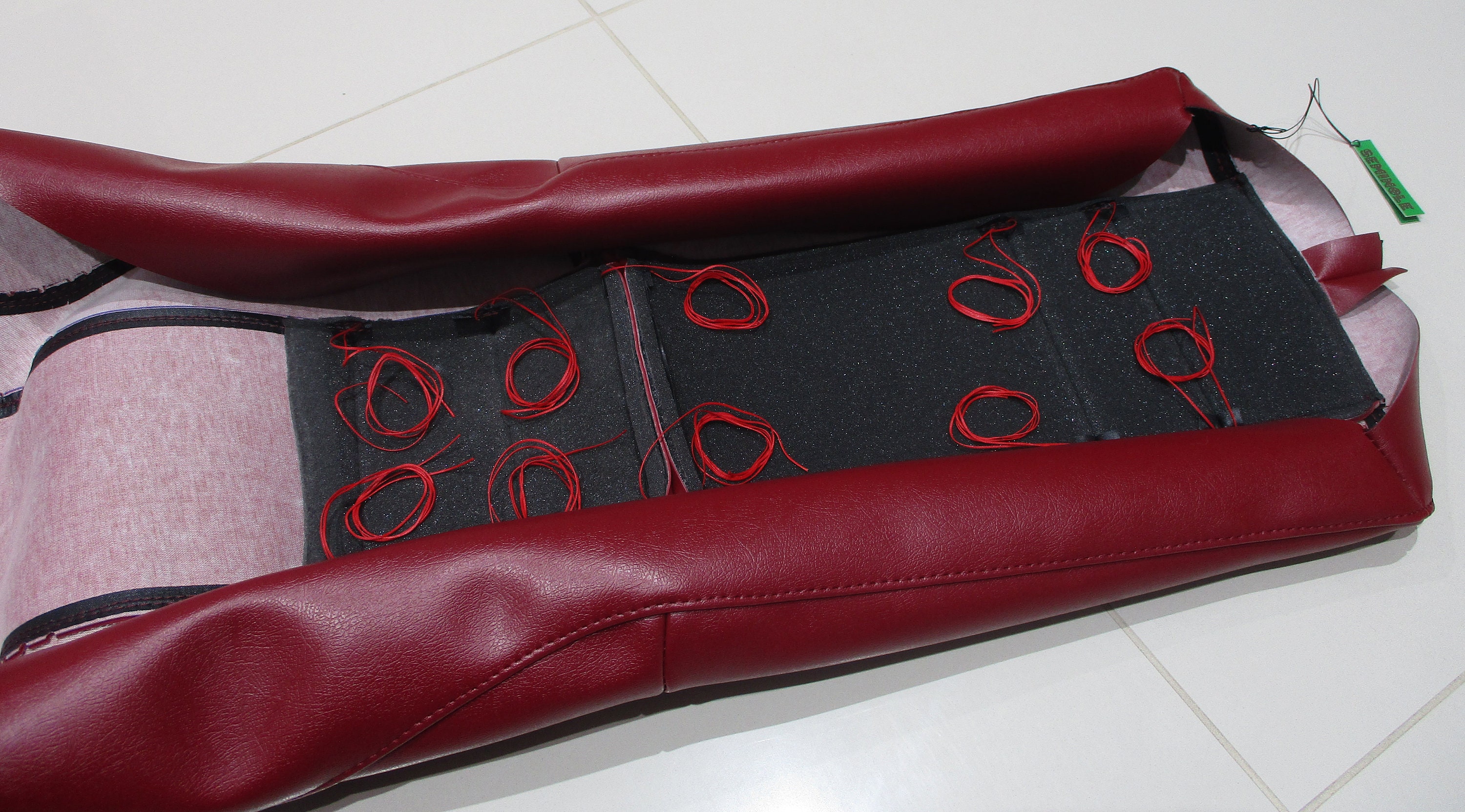Honda CN250 Helix Seat Cover – Marine Black Vinyl + Free Backrest Cover