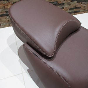 brown cover for scooter saddle and backrest for Aprilia Scarabeo 125 150 200 Rotax brown cover for scooter saddle image 3