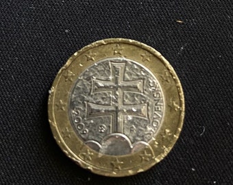 Rara moneda de 2 euros Slovensko 2009 Acuñacón ncorrecta - Etsy España