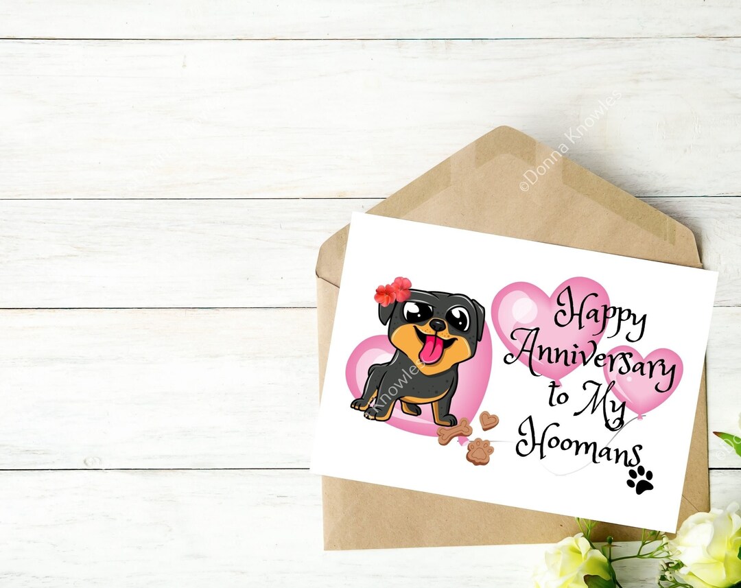 Happy Anniversary | Happy Anniversary From the Dog | Digital Download