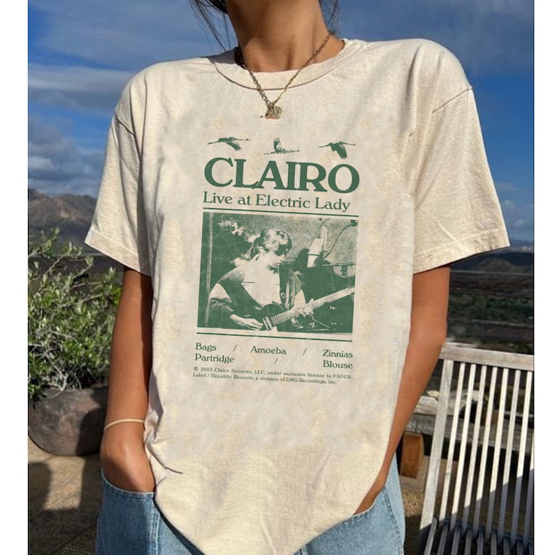 Clairo Sling Album Live at Electric Lady Unisex Tee, CLAIRO Sling