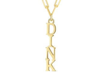 Pickleball Dinks on Me Charm Pendant Necklace with Gold Chain