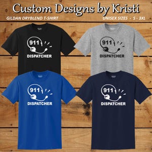 911 Dispatcher Headset T-shirt – Appreciation Gift