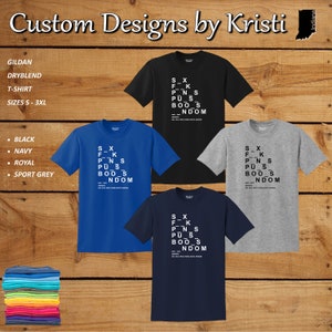 Fill-In-The-Blanks T-shirt - Fun shirt to create laughs - NEW Gildan Sizes S-3X