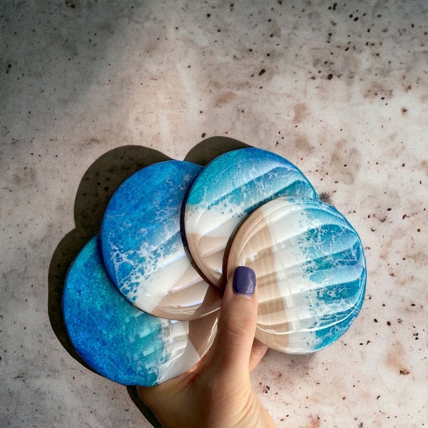 Epoxy Coasters Etsy