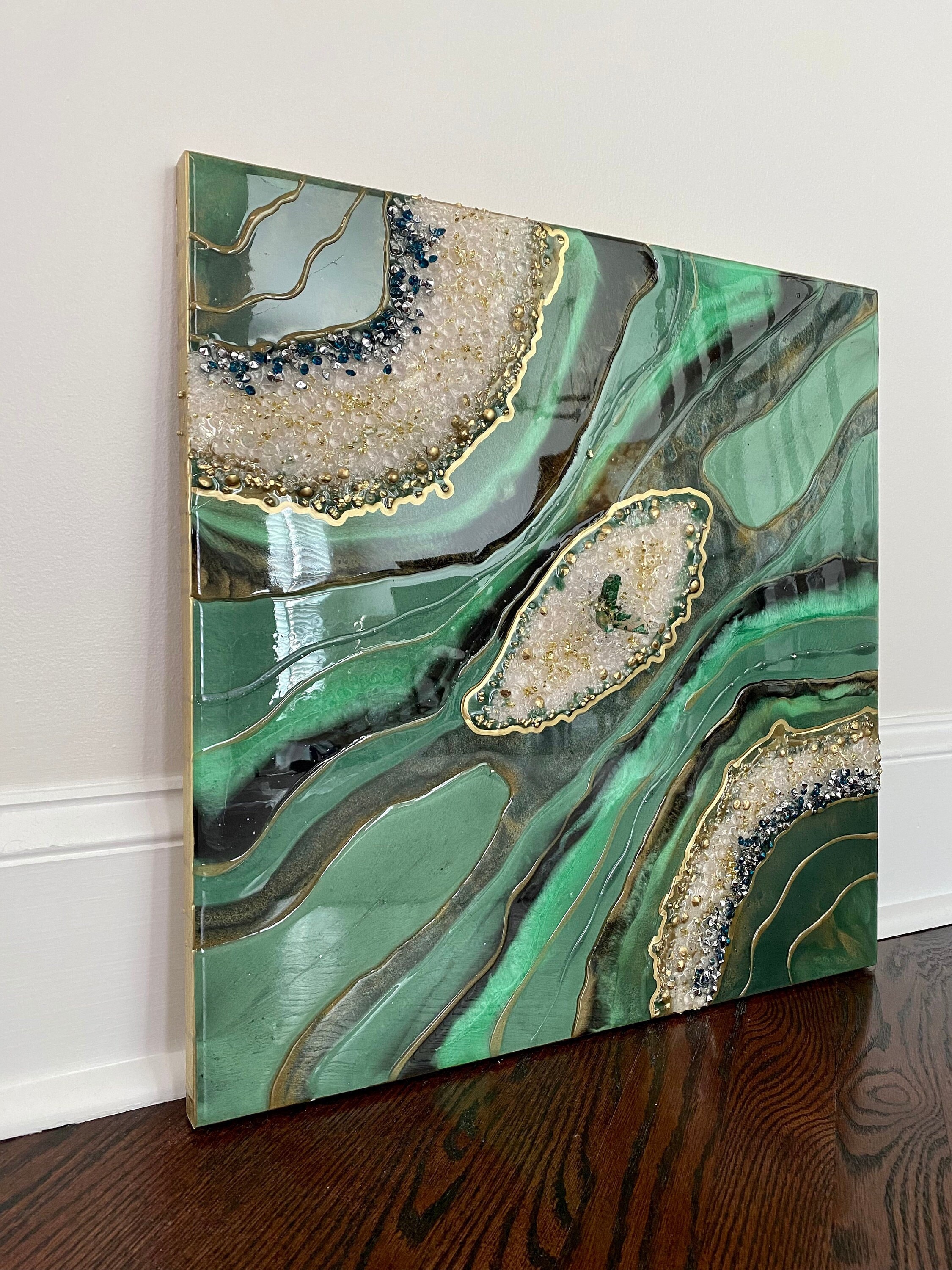 Dimond Pink Rose Geode Art, Marble Art. Geode wall art, Resin art, Resin  painting Yoga Mat by Alexandra Dobreikin - Fine Art America