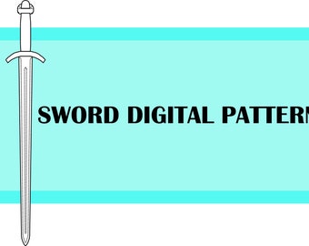 EVA foam sword digital pattern