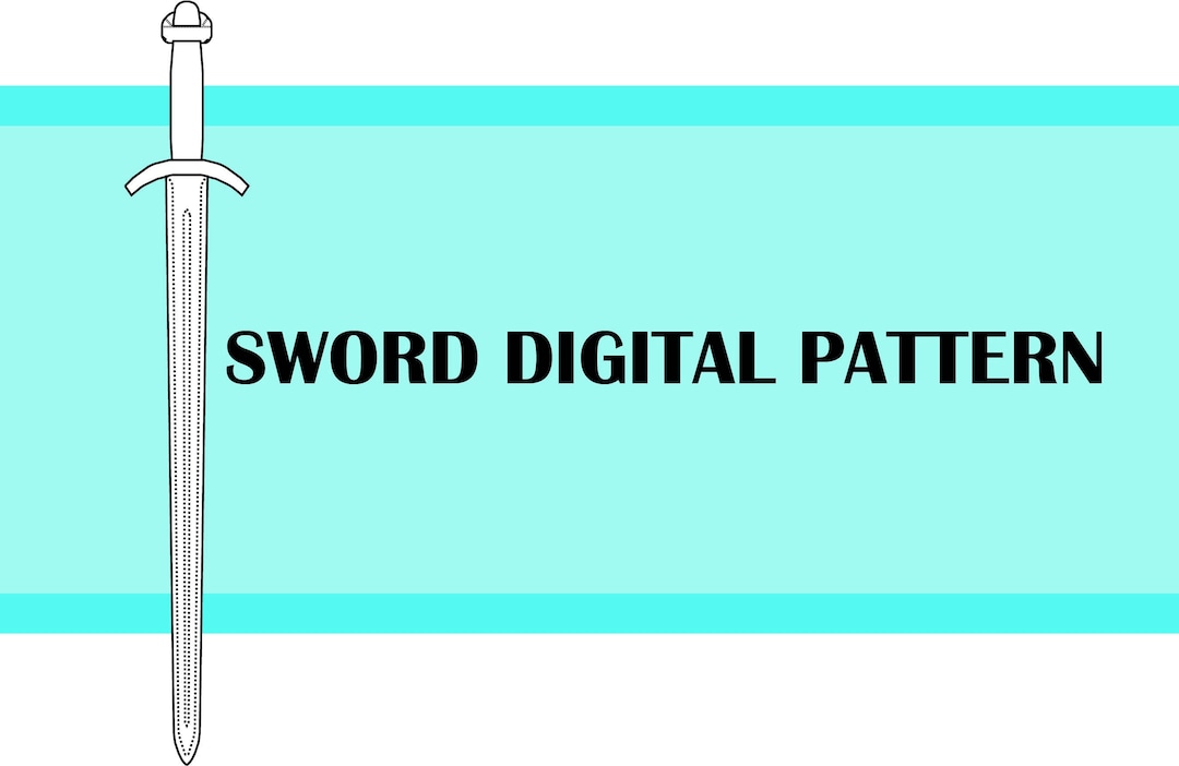 EVA Foam Sword Digital Pattern Etsy