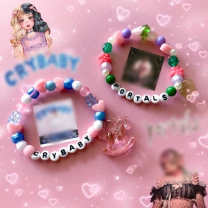 Music Artist Fairy Creepy Concert Kandi Beaded Bracelets Album Music Artist Aesthetic Goth Kidcore Y2k Pity Party Kawaii Creepy Fairy