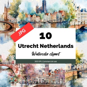 Imágenes prediseñadas de Utrecht Países Bajos, 10 JPG de alta calidad, Uso comercial, Descarga instantánea, Viajes, vacaciones, vacaciones, turismo, turista, holandés