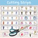 Scissor Skills Activities - Printable Fine Motor Activity - Cutting ...