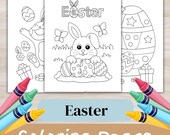 EASTER Coloring Pages for Kids | Toddlers & Preschoolers | Easy Printable Coloring Sheets | Easter Activity