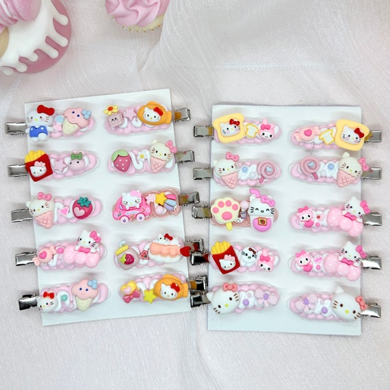 Hello Kitty Hair Clips 2X Hello Kitty 2-pc Chenille Hair Clips main image 4