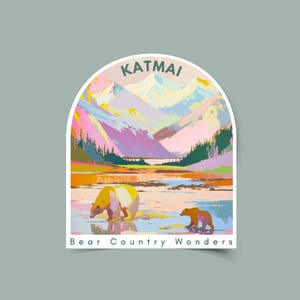 Katmai National Park Sticker