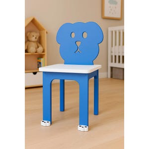 Kinderstuhl mit Hundegesicht – digitale SVG-, DXF- und PDF-Datei.
