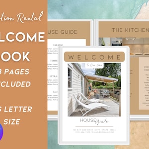Plantilla de libro de bienvenida para alquileres vacacionales en Airbnb
