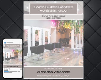 Salon Suites Rental Template