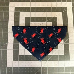 Crabs Over the Collar Dog Bandana