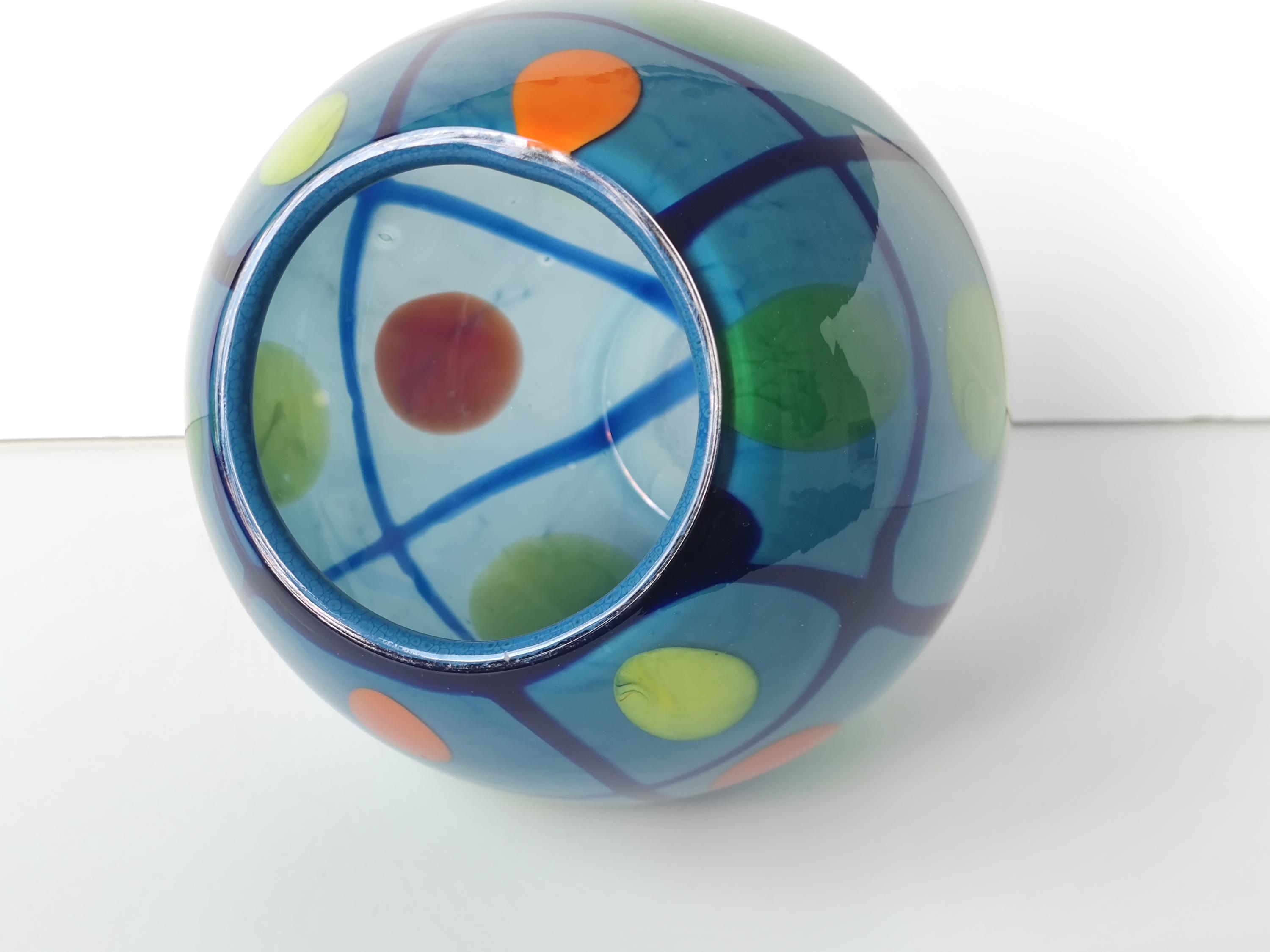 大きな花瓶抽象アートガラスデザインMehai Topescuルーマニアアート