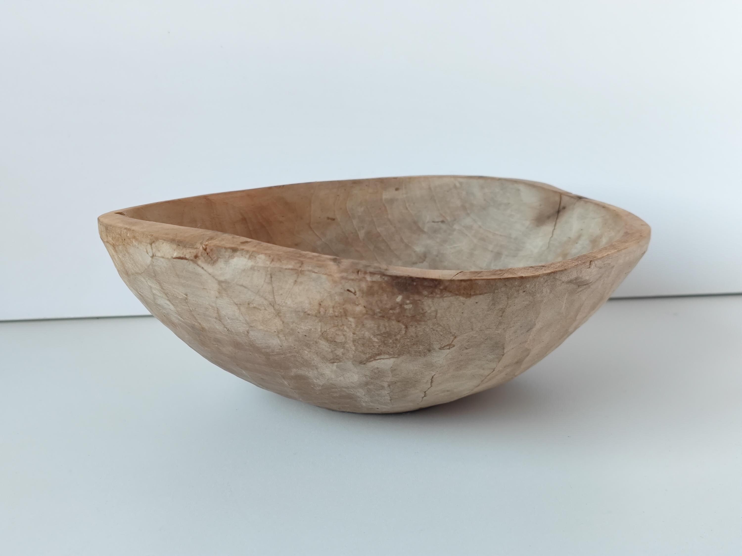 Teakwood Parath- Dough Mixing Bowl - 19thC Teakwood Parath- Dough Mixing Bowl - 19thC