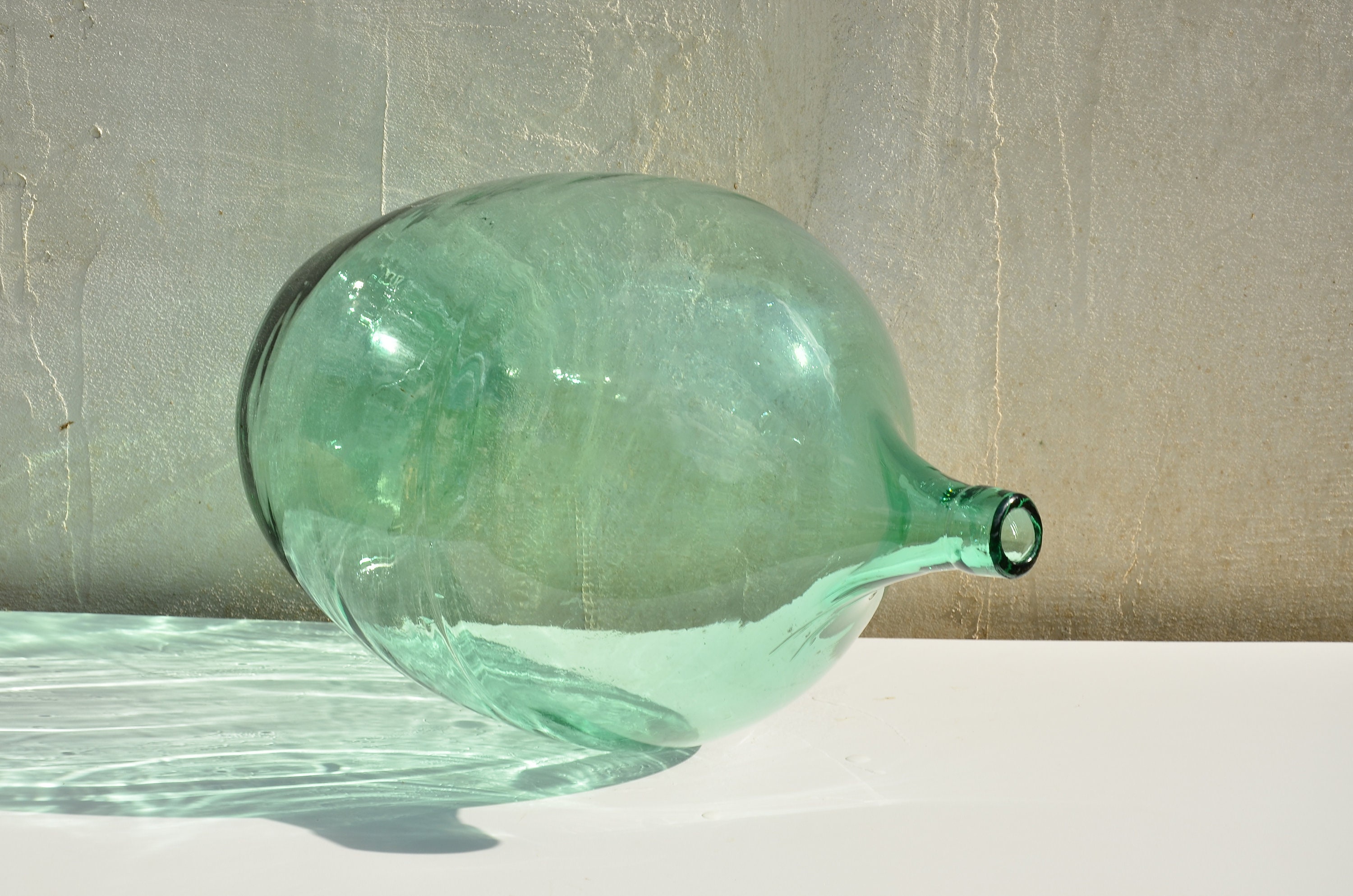 フランス製デミジョンボトル、アンティーク大型デミジョン 25 L、19