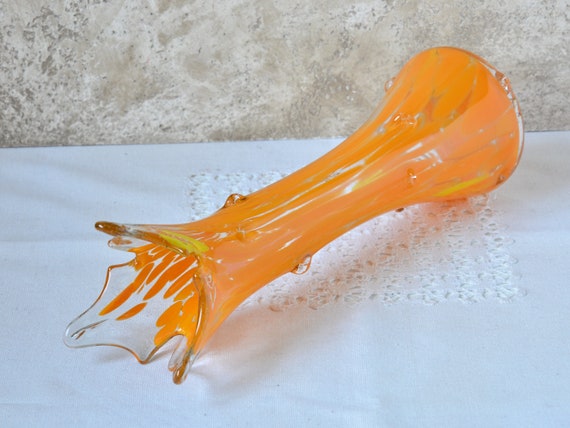 Orange glass decor deals