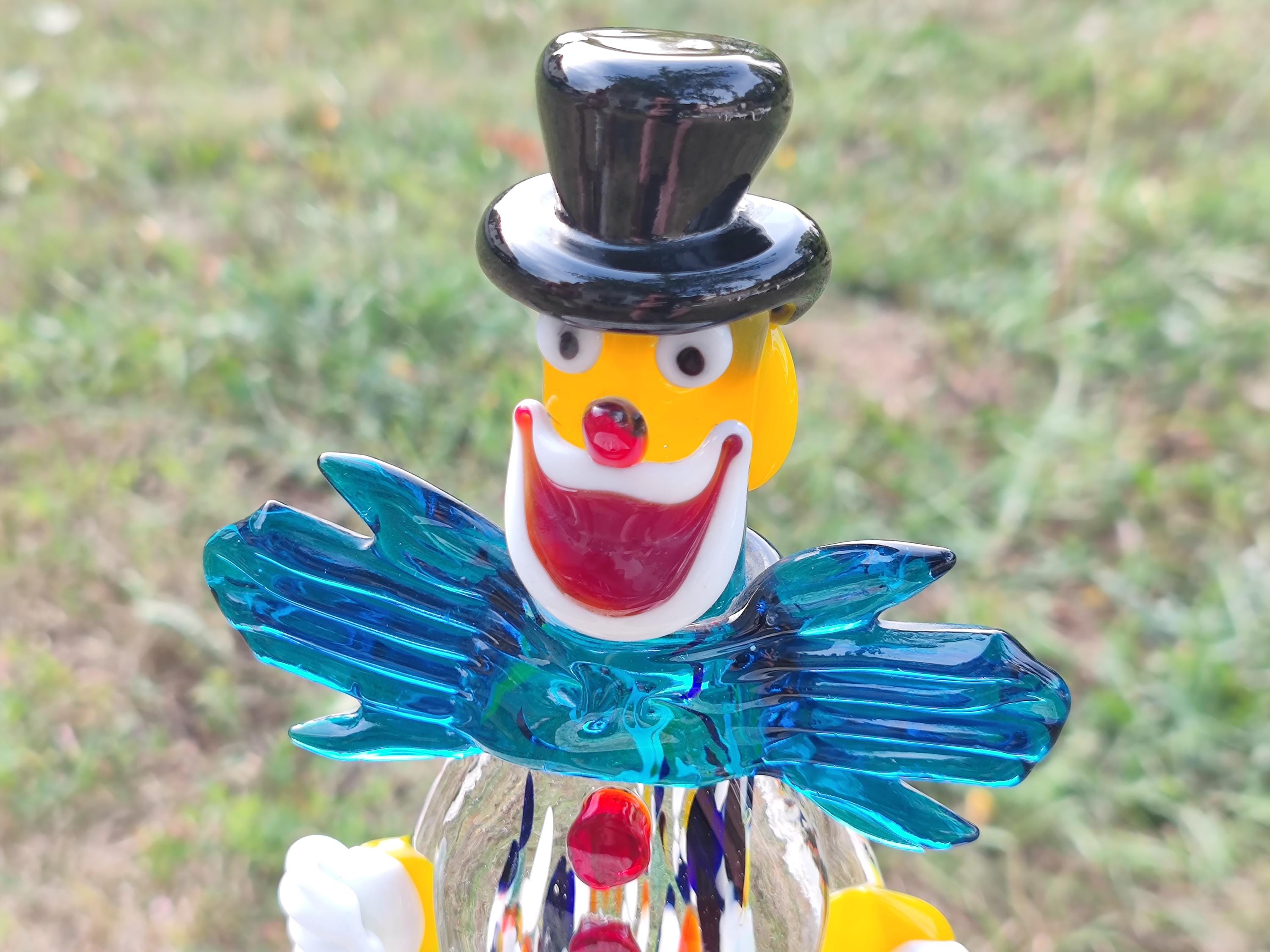 Murano Glass (ムラーノガラス）ピエロ 年代物 ベネチアグラス