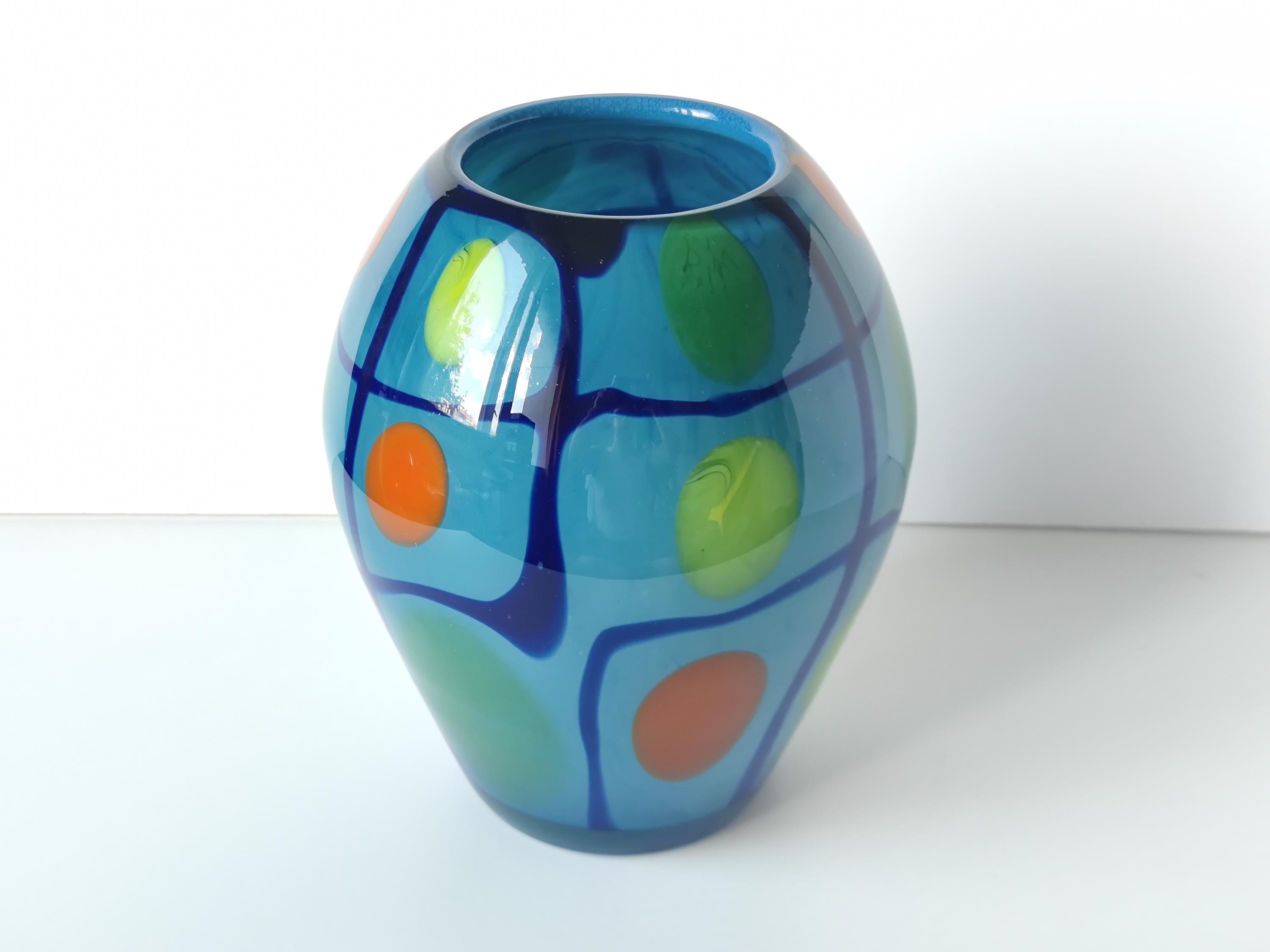 大きな花瓶抽象アートガラスデザインMehai Topescuルーマニアアート