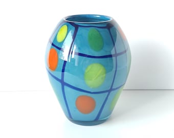 大きな花瓶抽象アートガラスデザインMehai Topescuルーマニアアート