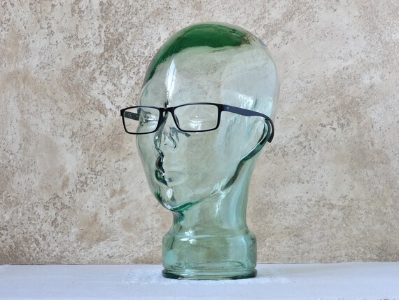 Mannequin Head Hat and Wig Stand Hand Painted Vintage Style Retro