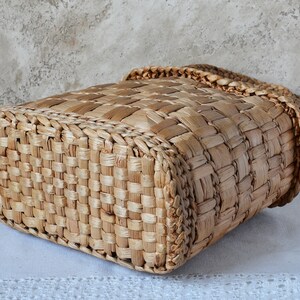 Vintage Straw Bag, Straw basket Summer Carrycot Bag, Beach bag, Вicker Bag, Eco Handbag, Vintage Straw Bag, Woven Straw Bag 1990s